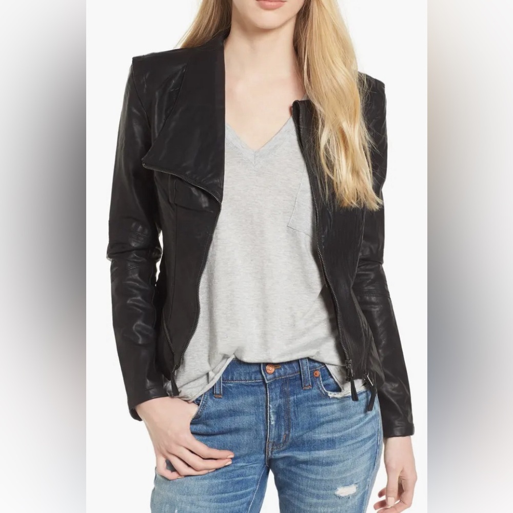 Faux Leather Jacket